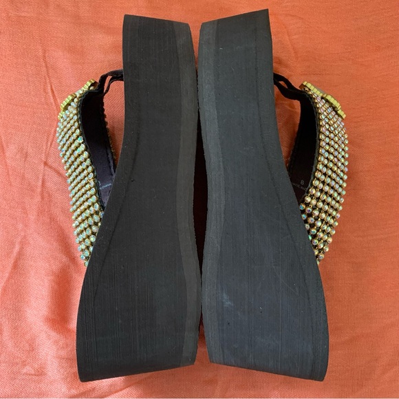 Justin Ladies Platform Flip Flop Sandals - Picture 8 of 14